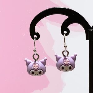 10 for $25 Girls Hello Kitty Kuromi Purple Earrings
